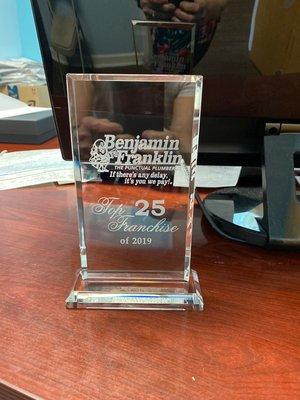 BFP top 25 award 2019