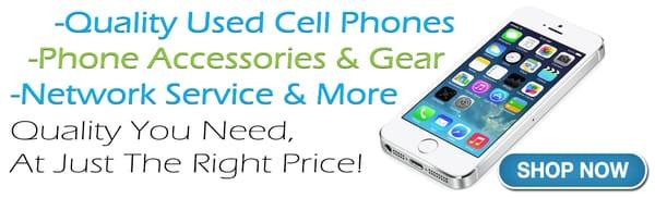 Portland's used cell phone store for T-Mobile, Sprint, Verizon or AT&T to buy, sell & trade used cell phones, androids & iPho...