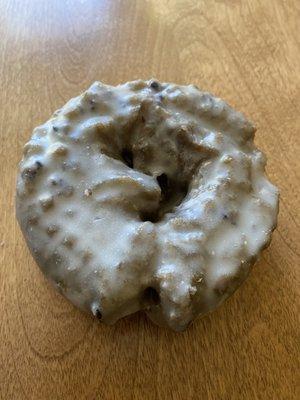 Blueberry cake donut.  Good crunchy sugar crust on top.  Thicker donut than others make it. Blueberry-a-licious.