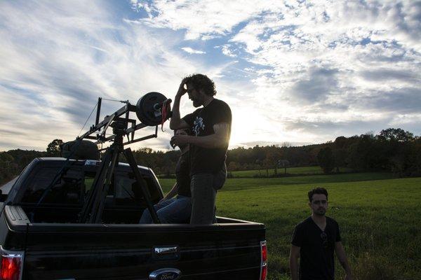 Jib in a Pickup for a television commercial