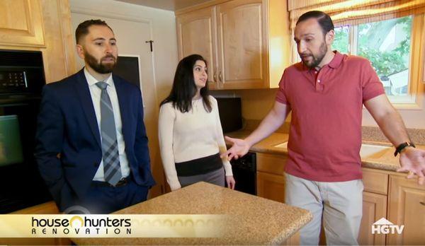 Steve Nakachian as seen on HGTV's House Hunters Renovation!!!