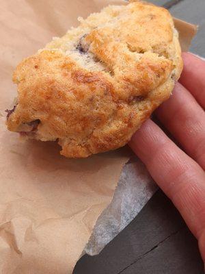 BEST BLUEBERRY RICOTTA SCONE (almost forgot to take a picture)