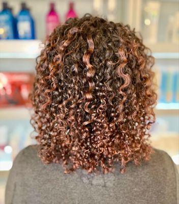 Balayage and DevaCut by Tim