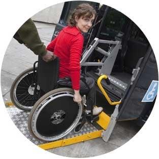 Wheel Chair Service: Our ADA compliant vans with hydraulic lifts ensure ease of boarding.