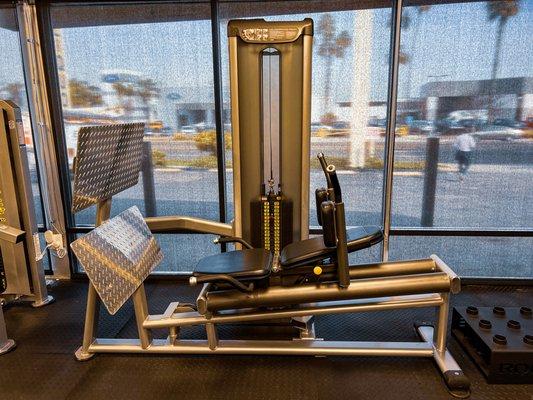 Combination Leg Press Hack Squat Machine - Game Time Strength GTS Torrance / Rolling Hills Key Access Barbell Gym