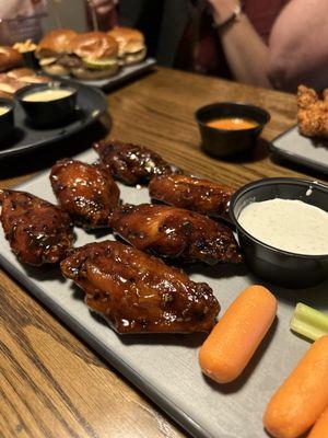 Teriyaki lime wings