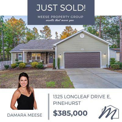 Making Moves on a Monday!

 1325 Longleaf Drive E, Pinehurst is officially S O L D !