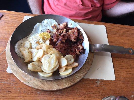 Hubby got corned beef hash