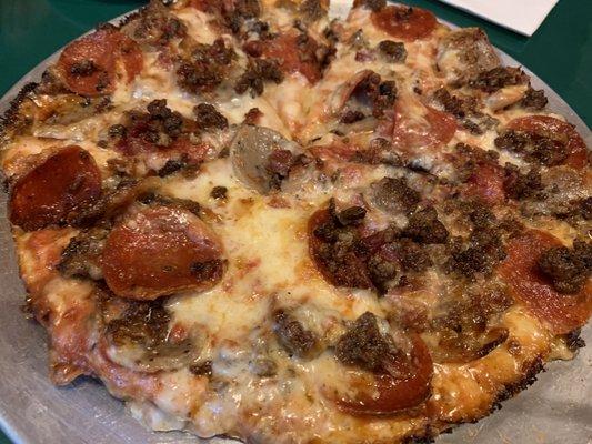 Meat lover pizza