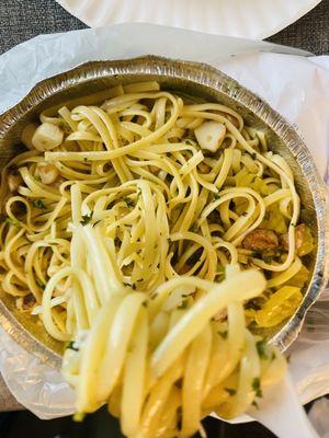 Pasta with Garlic, Oil and Hot Peppers