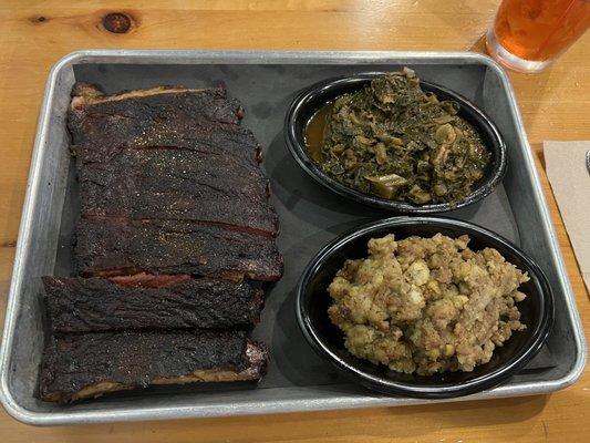 Ribs, collards and stuffing--oh my!