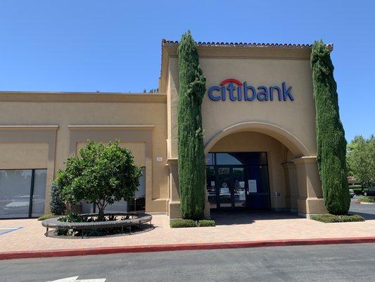 Front entrance to this bank