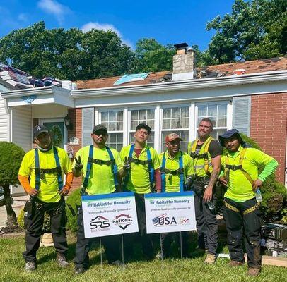 Habitat for humanity roof replacement project