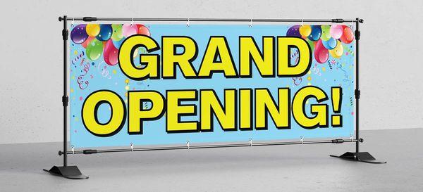 grand opening banner