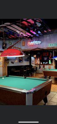 Pool table area