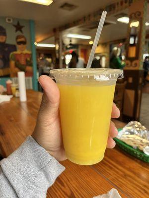 Fresh squeezed orange juice