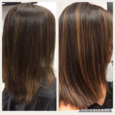 Retouch and balayage