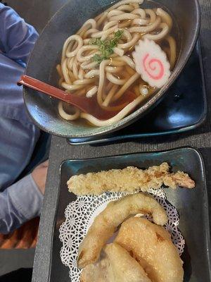 Shrimp Udon Soup