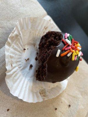 Truffle cake ball