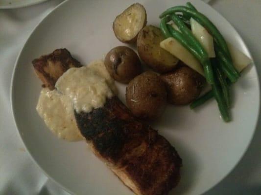 Cajun blackened salmon