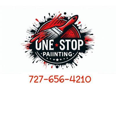 Logo for one stop painting