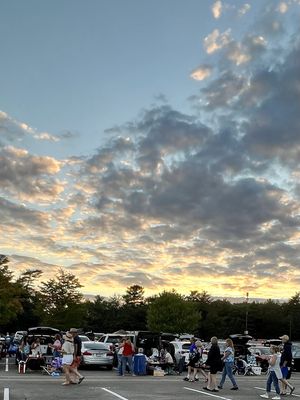 People all dressed up for The Parking Lot Party The Parrot Heads before The  Jimmy Buffett  Concert XFinity Center Aug 2022