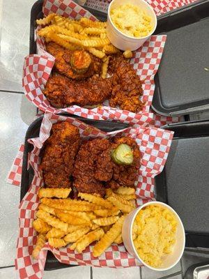 Best fried Chicken Tenders and very big