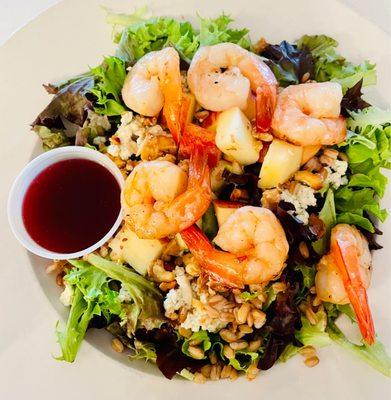 Summer Salad with Grilled Shrimp