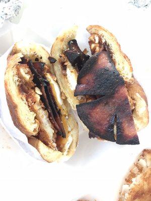 Serve me this totally burnt sandwich. Look!!!