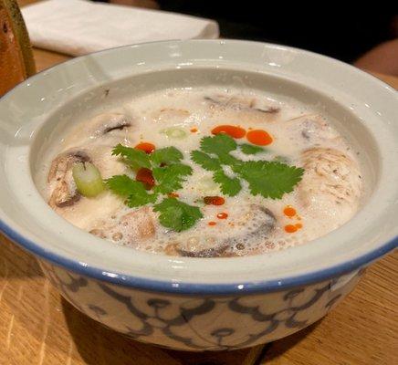 Coconut milk soup. As a guy who generally hates coconut, this was bomb.