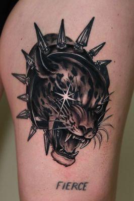 Custom Jaguar tattoo