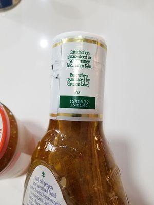 Expired italian dressing