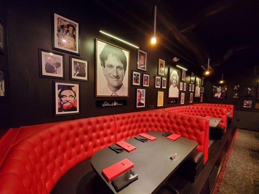 Our VIP Booths will give you the Ultimate Comedy Experience.