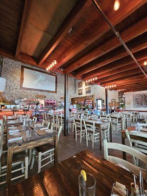 Interior of the restaurant