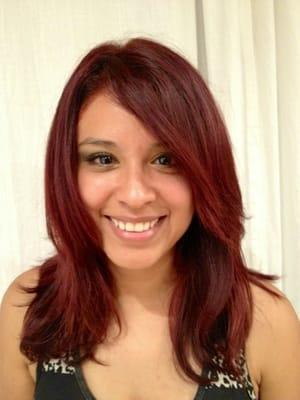 Red hair color