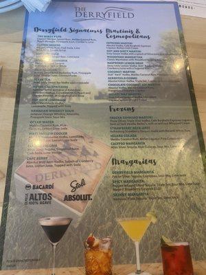 Drink Menu