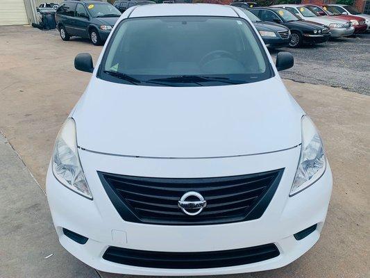 2014 Nissan Versa sv 
With only 53k Actual Miles.Rebuilt title, price$7450.  cash price.