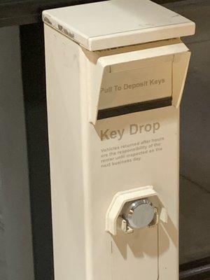 Has after hours Key drop