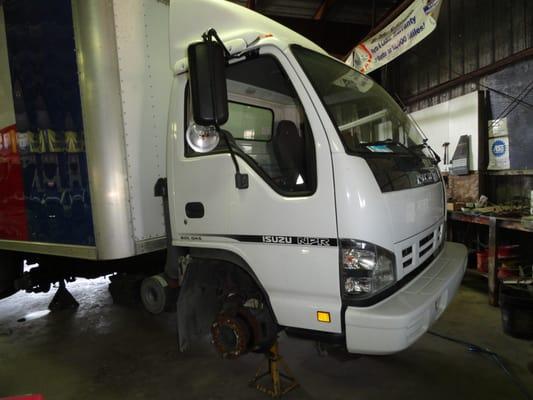 We service Isuzu diesel trucks