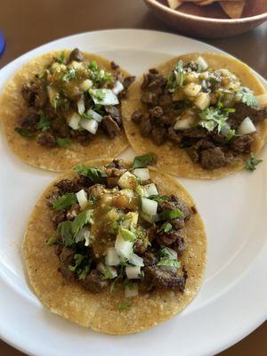 Carne asada tacos