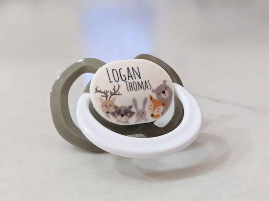 Our custom designed pacifier!