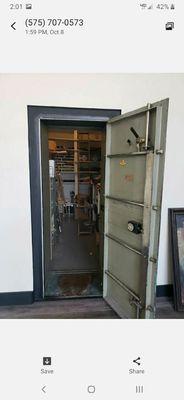 We open antique safes.