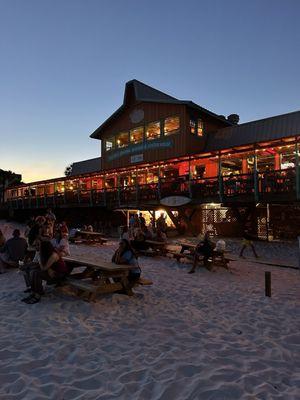 Outdoor waiting area