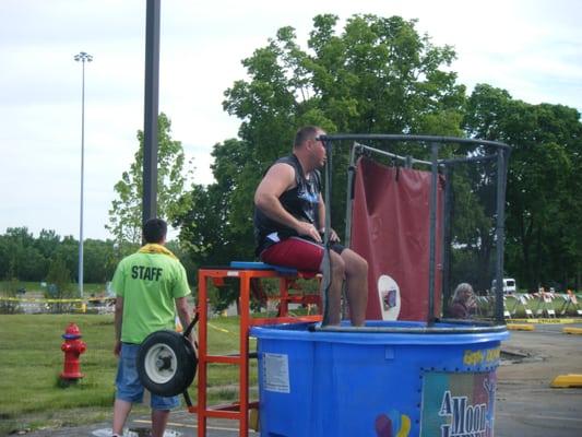 Dunk Tanks are a great way to beat the summer heat.