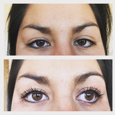 Before & After Lash Lift & Tint