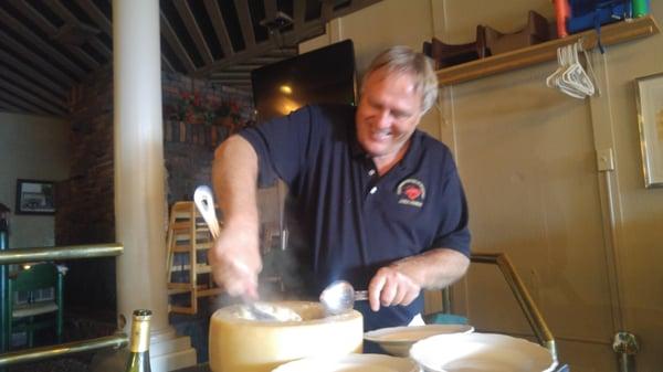 Fettuccini Wheel of Cheese! Must have!