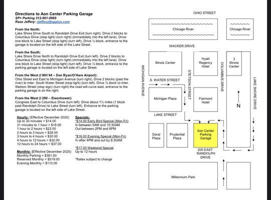 Map for Lower Wacker Dr.