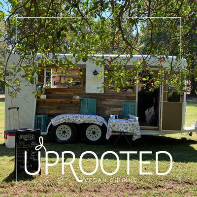 Converted horse trailer turned food trailer to provide healthier food options at events, festivals and more.