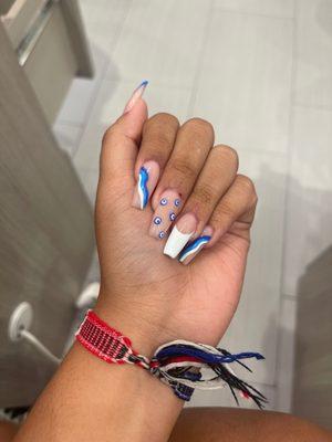 evil eye nail design