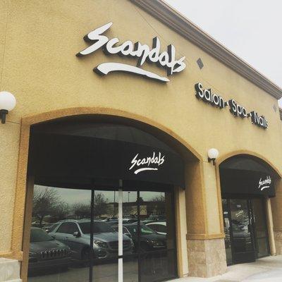 Scandals Salon & Day Spa Front